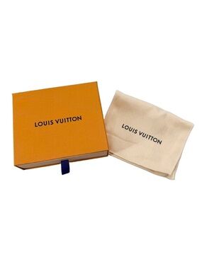 Louis Vuitton Authentic Orange Empty Small Gift Box & Dust Bag